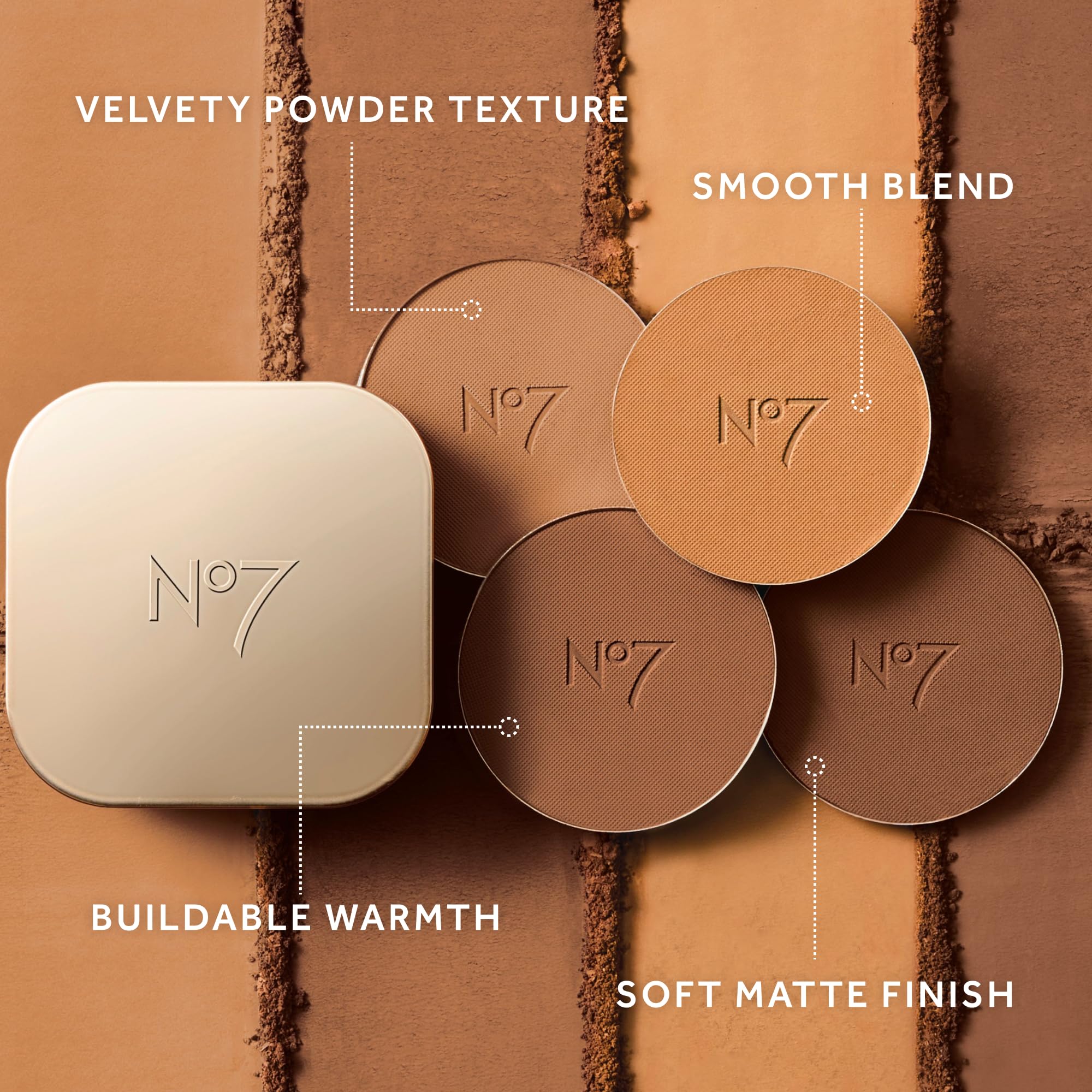 Amazon.com: No7 Pro Artist Soft Glow Bronzer Powder - Lightweight